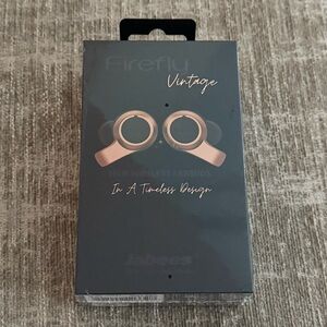 NEW Jabees Firefly Vintage True Wireless Earbuds Black - Size OS